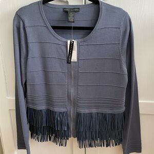 Zipper Sweater Jacket